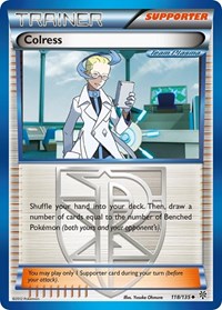Colress (Team Plasma) 118/135 Plasma Storm Reverse Holo Pokémon card
