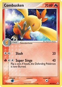 Combusken 39/110 · Reverse Holo