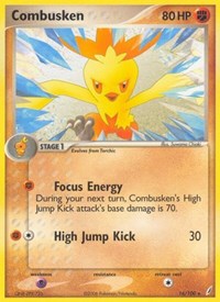 Combusken 16/100 · Reverse Holo