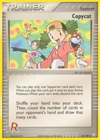 Copycat 83/109 EX Team Rocket Returns Pokémon card