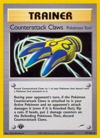 Counterattack Claws 097/105 Neo Destiny 1st Edition Pokémon card