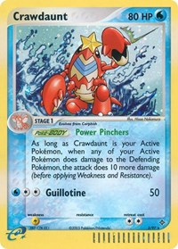 Crawdaunt 3/97 · Reverse Holo