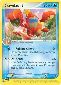 Crawdaunt 13/97 · Reverse Holo