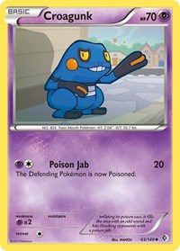 Croagunk 65/149 · Reverse Holo