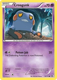 Croagunk 62/113 · Reverse Holo