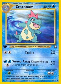 Croconaw 032/111 · 1st Edition