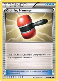 Crushing Hammer 92/98 Emerging Powers Reverse Holo Pokémon card