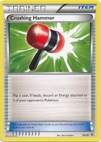Crushing Hammer 34/39 Kalos Starter Set Pokémon card