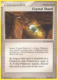 Crystal Shard 85/107 EX Deoxys Reverse Holo Pokémon card