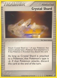 Crystal Shard 76/100 EX Crystal Guardians Reverse Holo Pokémon card