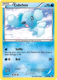 Cubchoo 36/99 · Reverse Holo