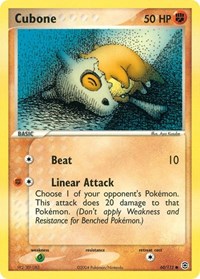 Cubone 60/112 · Reverse Holo