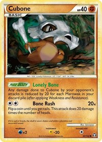Cubone 60/102 · Reverse Holo