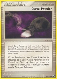 Curse Powder 80/115 EX Unseen Forces Reverse Holo Pokémon card