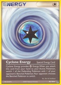 Cyclone Energy 90/108 EX Power Keepers Pokémon card