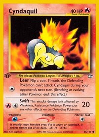 Cyndaquil 056/111 · 1st Edition