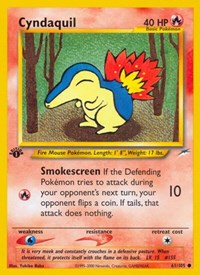 Cyndaquil 061/105 · 1st Edition