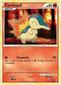 Cyndaquil 55/95 · Reverse Holo