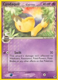 Cyndaquil (Delta Species) 45/101 · Reverse Holo