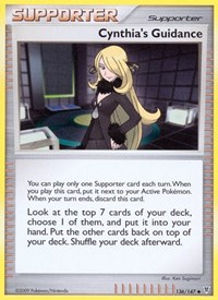 Cynthia's Guidance 136 Supreme Victors Reverse Holo Pokémon card