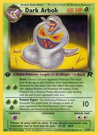 Dark Arbok 19/82 · 1st Edition
