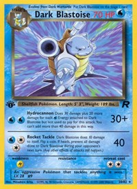 Dark Blastoise 20/82 · 1st Edition