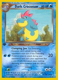 Dark Croconaw 032/105 · 1st Edition