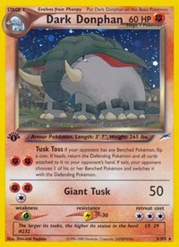 Dark Donphan 003/105 · 1st Edition