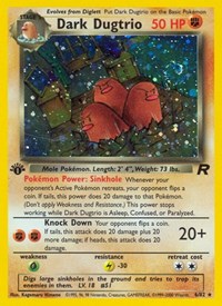 Dark Dugtrio 06/82 · 1st Edition