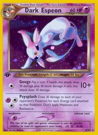Dark Espeon 004/105 · 1st Edition