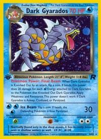 Dark Gyarados 08/82 · 1st Edition