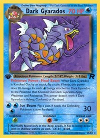 Dark Gyarados 25/82 · 1st Edition