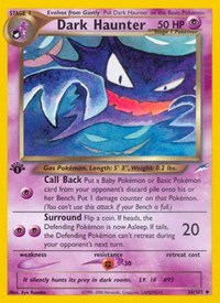 Dark Haunter 036/105 · 1st Edition