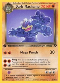 Dark Machamp 27/82 · 1st Edition