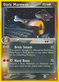Dark Marowak 7/109 · Reverse Holo