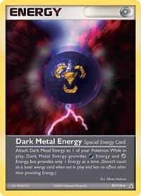 Dark Metal Energy 97/110 EX Holon Phantoms Reverse Holo Pokémon card