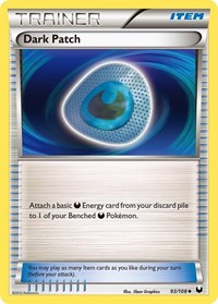 Dark Patch 93/108 Dark Explorers Reverse Holo Pokémon card