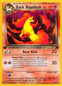 Dark Rapidash 44/82 · 1st Edition