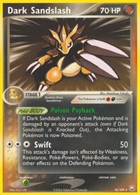 Dark Sandslash 18/109 · Reverse Holo