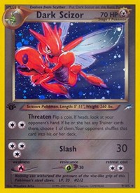 Dark Scizor 009/105 · 1st Edition