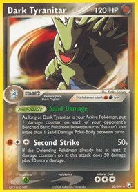 Dark Tyranitar 20/109 · Reverse Holo
