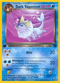 Dark Vaporeon 45/82 · 1st Edition