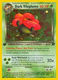 Dark Vileplume 13/82 · 1st Edition