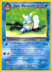 Dark Wartortle 46/82 · 1st Edition