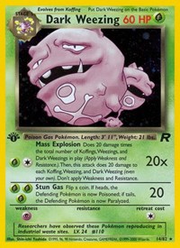 Dark Weezing 14/82 · 1st Edition
