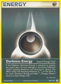 Darkness Energy (Special) 96/115 EX Unseen Forces Pokémon card