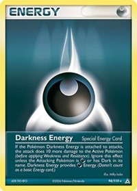 Darkness Energy (Special) 94/110 EX Holon Phantoms Reverse Holo Pokémon card
