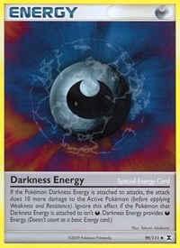 Darkness Energy (Special) 99/111 Rising Rivals Reverse Holo Pokémon card