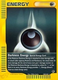 Darkness Energy 158/165 Expedition Pokémon card