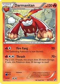 Darmanitan 25/114 · Reverse Holo